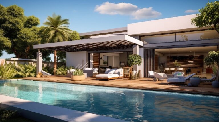 A dream home with a pool.